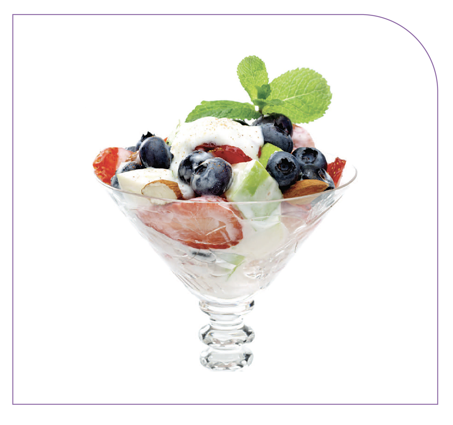 Fresh fruit and nut recipe